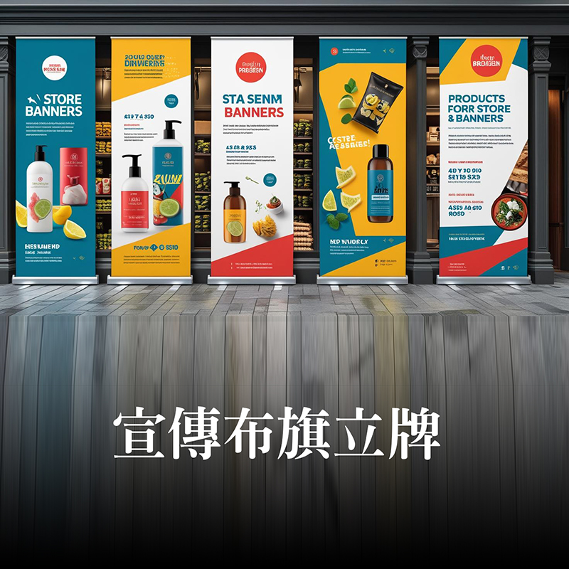 客製化宣傳布旗立牌