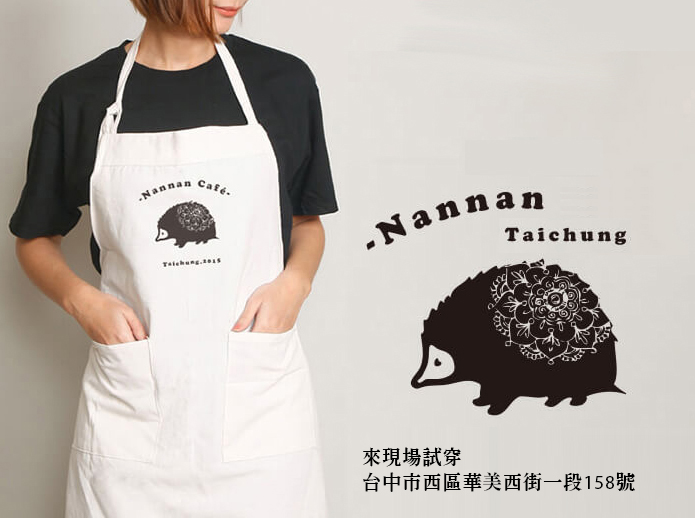防水廚房圍裙示意圖