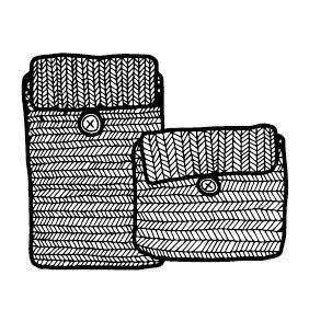 毛線編織、棉麻編織袋